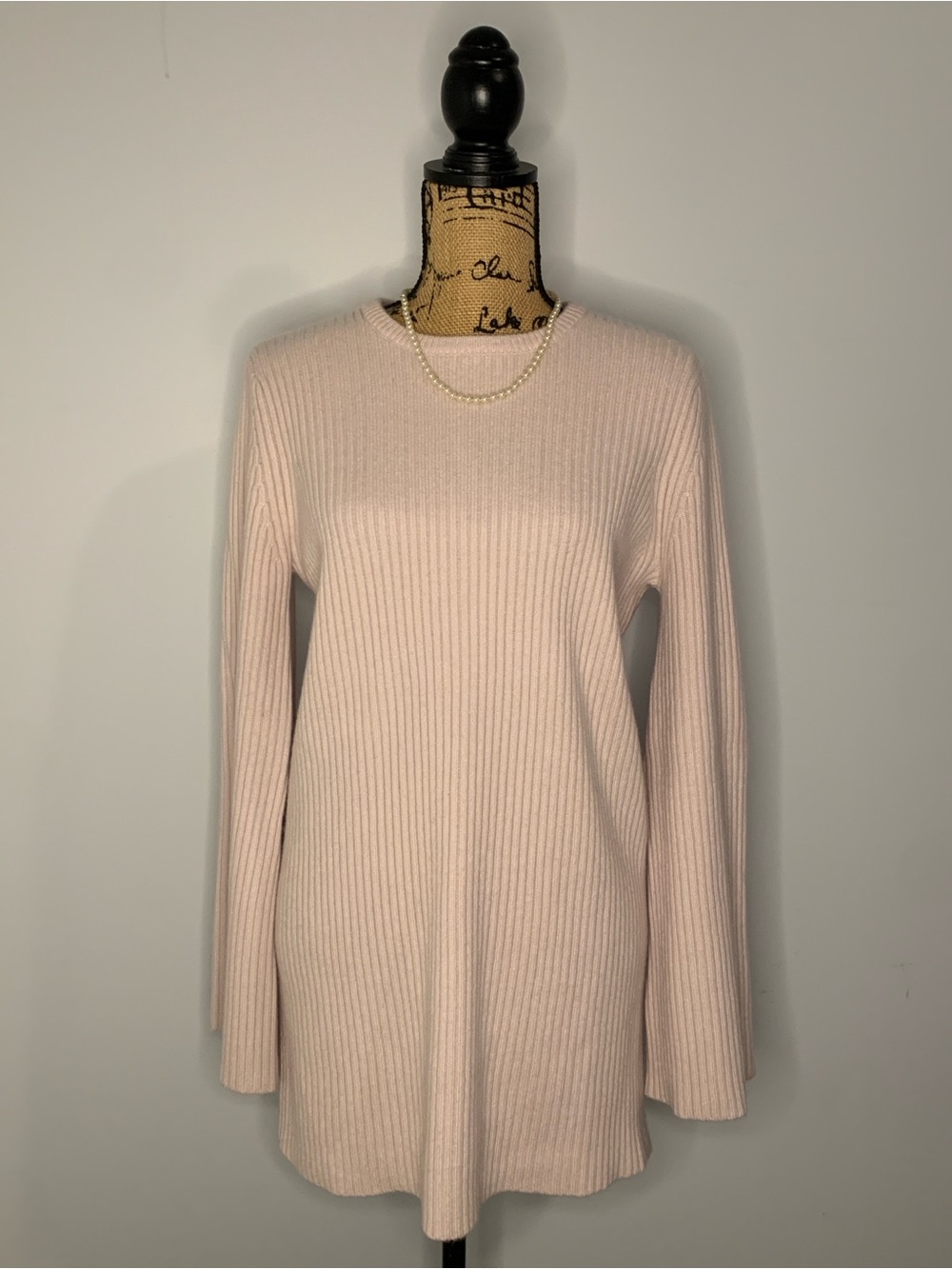 Nordstrom Cashmere Blend Signature Soft Pink Sweater